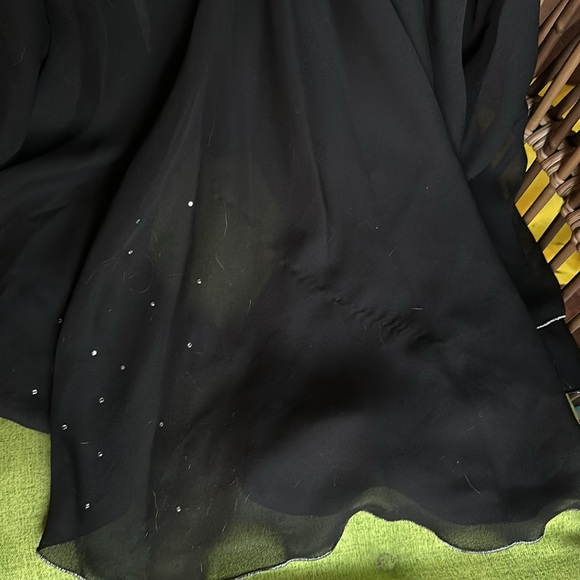 Ice dance dress Women’s Large in black & gold with added Swarovski crystals - Picture 8 of 10